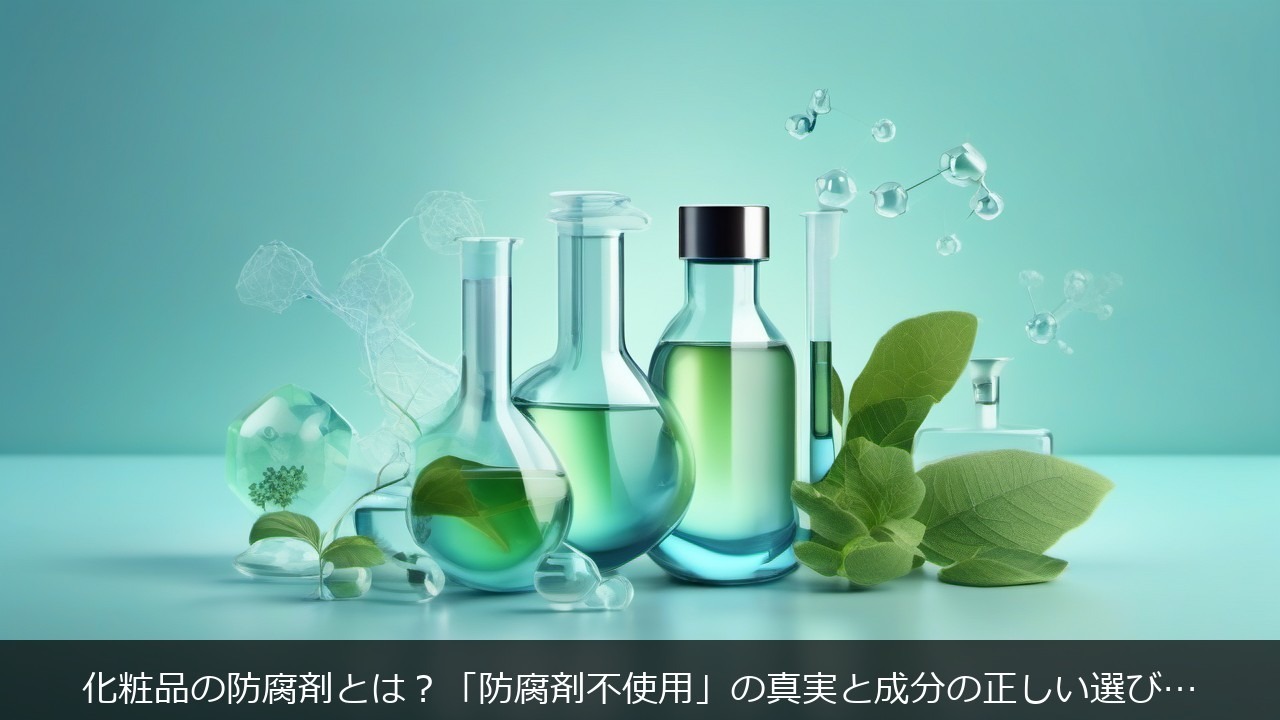 化粧品の防腐剤とは？「防腐剤不使用」の真実と成分の正しい選び方をわかりやすく解説 アイキャッチ