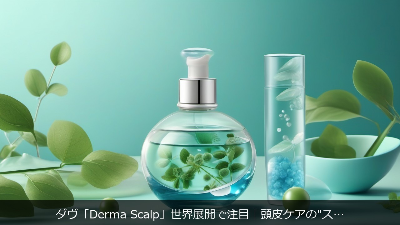 成分・基礎知識：ダヴ「Derma Scalp」世界展開で注目｜頭皮ケアの"スキンケア化"とは？成分・ラインナップを解説 アイキャッチ