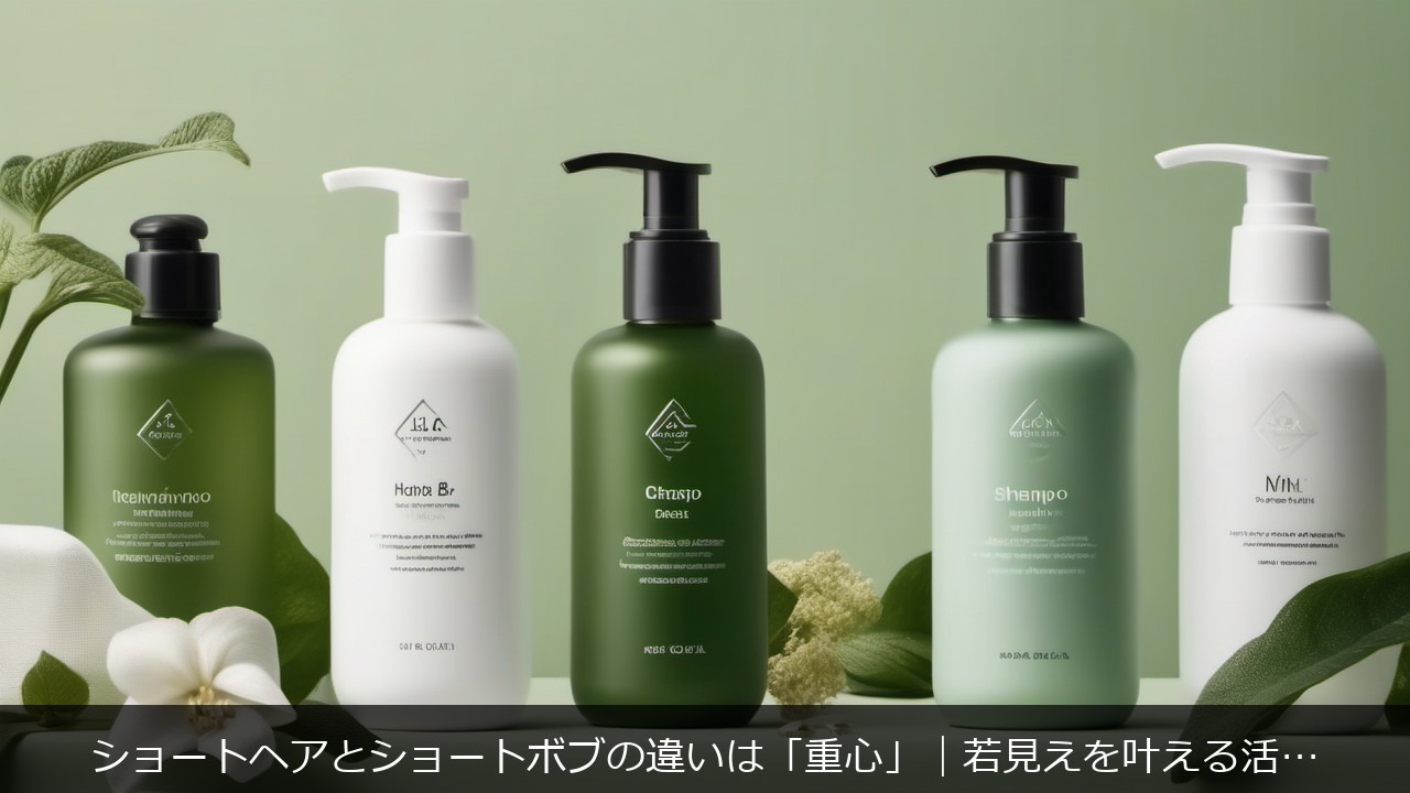 ショートヘアとショートボブの違いは「重心」｜若見えを叶える活用法3選 アイキャッチ