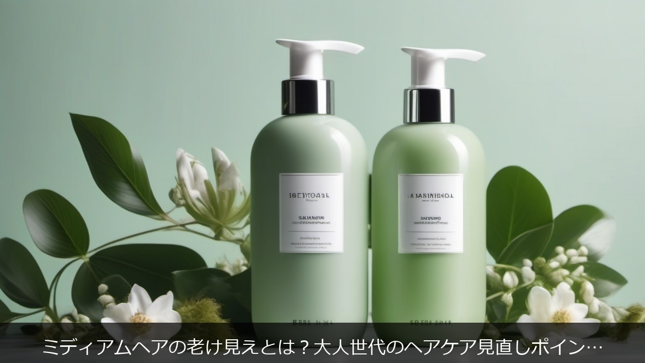 ミディアムヘアの老け見えとは？大人世代のヘアケア見直しポイントを初心者向けに解説 アイキャッチ