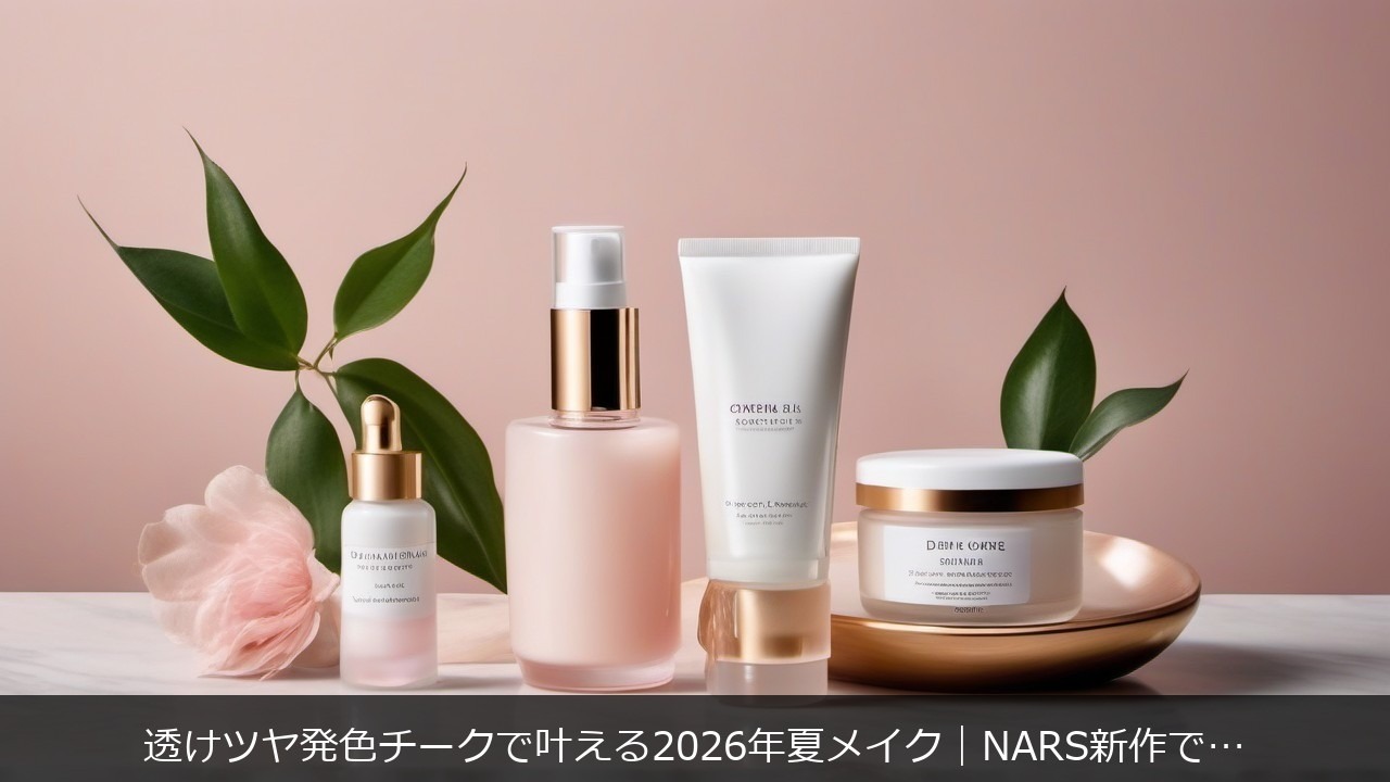 透けツヤ発色チークで叶える2026年夏メイク｜NARS新作で作る「引き算ヘルシー血色」テクニックに関する記事のアイキャッチ画像 - 透けツヤ発色チークで叶える2026年夏メイク｜NARS新作で作る「引き算ヘルシー血色」テクニック