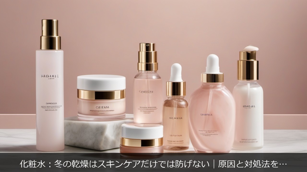 化粧水：冬に関する記事のアイキャッチ画像 - 化粧水：冬の乾燥はスキンケアだけでは防げない｜原因と対処法を徹底解説