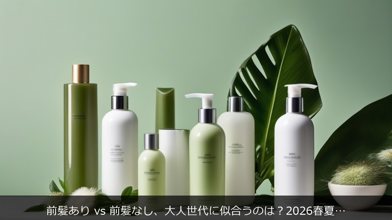 前髪あり vs 前髪なし、大人世代に似合うのはに関する記事のアイキャッチ画像 - 前髪あり vs 前髪なし、大人世代に似合うのは？2026春夏は「顔まわりの流れ」で違いが決まる