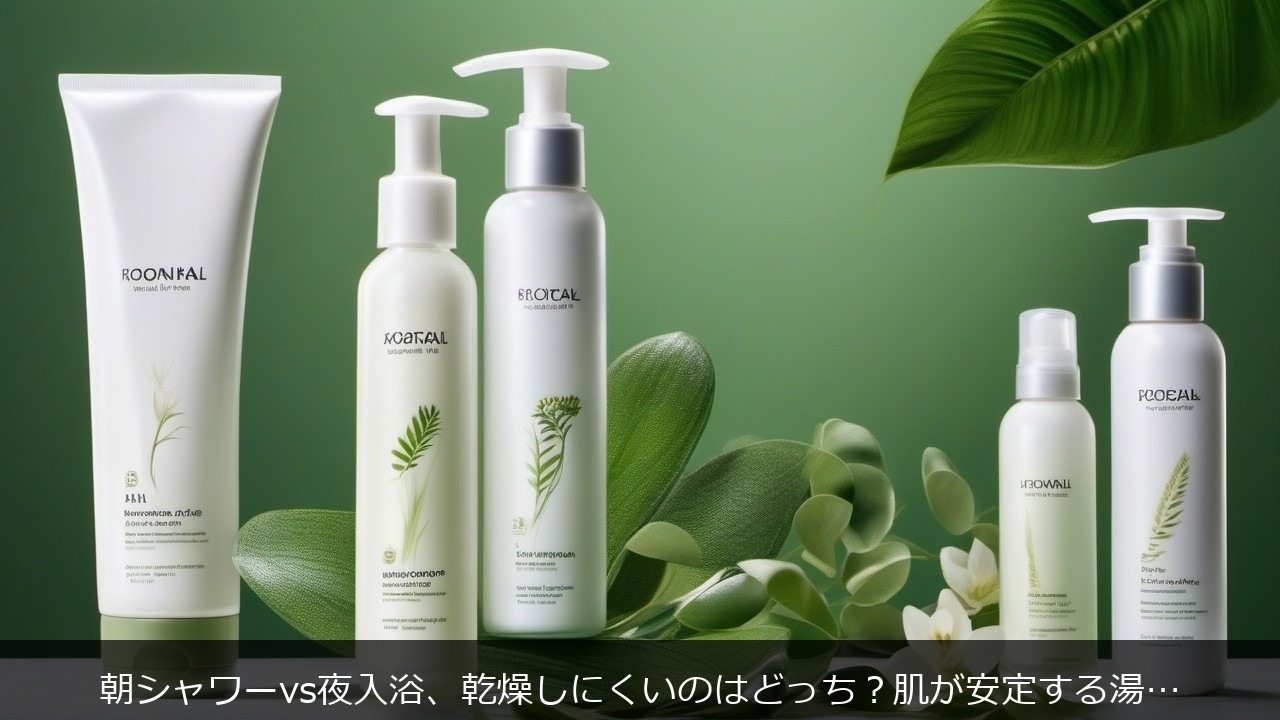 朝シャワーvs夜入浴、乾燥しにくいのはどっちに関する記事のアイキャッチ画像 - 朝シャワーvs夜入浴、乾燥しにくいのはどっち？肌が安定する湯温と保湿の正解【2026】