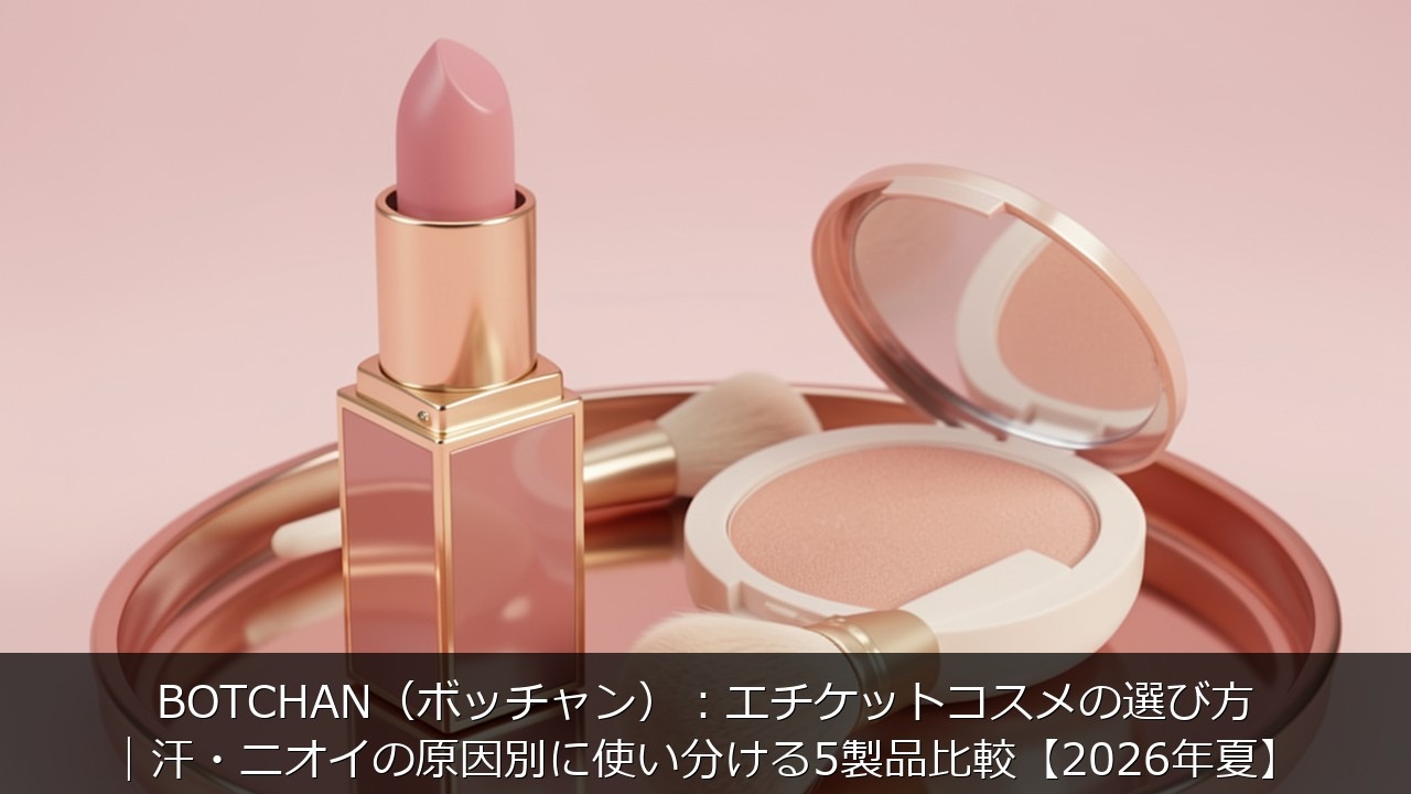 BOTCHAN（ボッチャン）：エチケットコスメに関する記事のアイキャッチ画像 - BOTCHAN（ボッチャン）：エチケットコスメの選び方