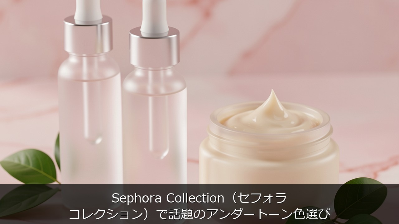 Sephora Collection（セフォラ コレクション）で話題に関する記事のアイキャッチ画像 - Sephora Collection（セフォラ コレクション）で話題のアンダートーン色選び